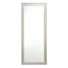 Grey Striped Trim Framed Wall Mirror, 24x58 2 Grey Striped Trim Framed Wall Mirror, 24x58 -Athome Sales grey striped trim framed wall mirror 24x58 1
