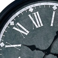 Grey Wall Clock, 30" 5 Grey Wall Clock, 30" -Athome Sales grey wall clock 30 1