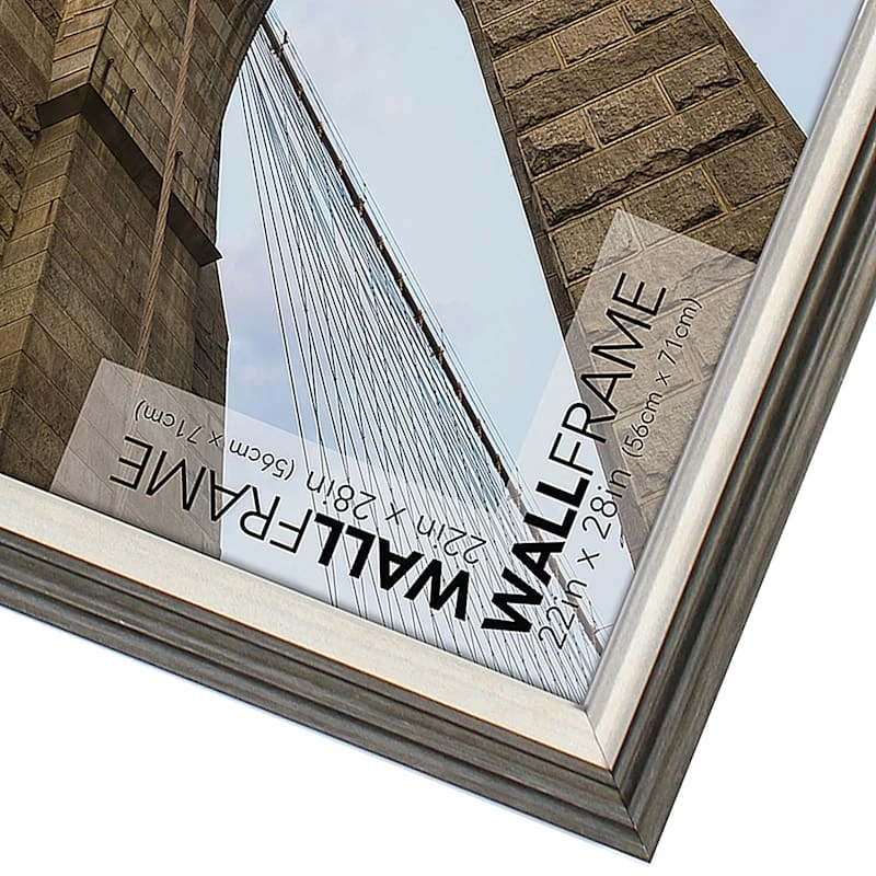 Grey & White Inner Poster Frame, 22x28 4 Grey & White Inner Poster Frame, 22x28 - Image 2