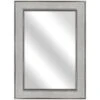 Grey Wood Washed Framed Wall Mirror, 22x36 2 Grey Wood Washed Framed Wall Mirror, 22x36 -Athome Sales grey wood washed framed wall mirror 22x36 1