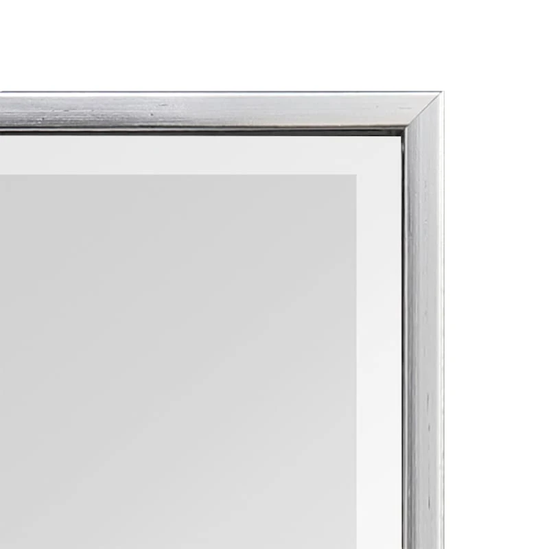 Gunmetal Thin Framed Leaner Mirror, 24x58 5 Gunmetal Thin Framed Leaner Mirror, 24x58 - Image 3