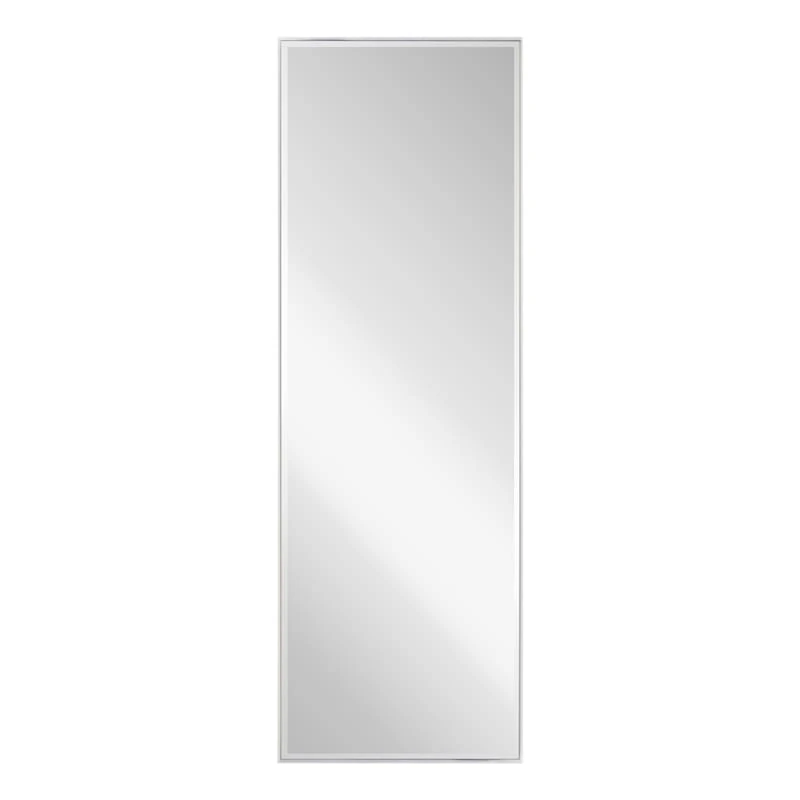 Gunmetal Thin Framed Leaner Mirror, 24x70 3 Gunmetal Thin Framed Leaner Mirror, 24x70