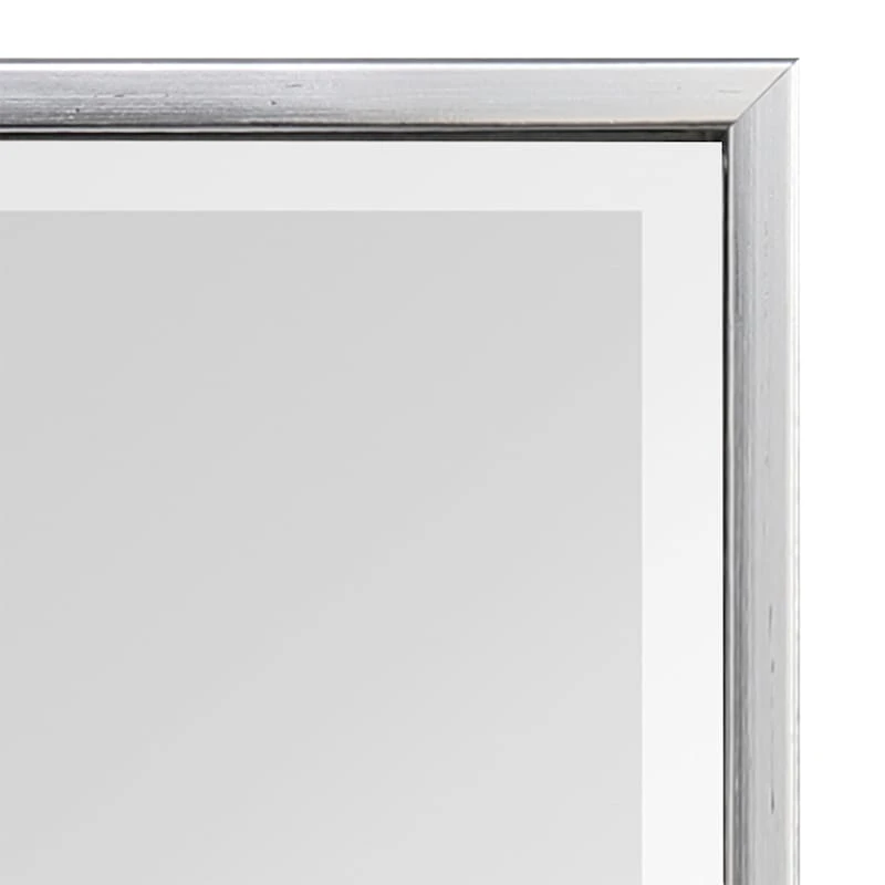 Gunmetal Thin Framed Leaner Mirror, 24x70 5 Gunmetal Thin Framed Leaner Mirror, 24x70 - Image 3