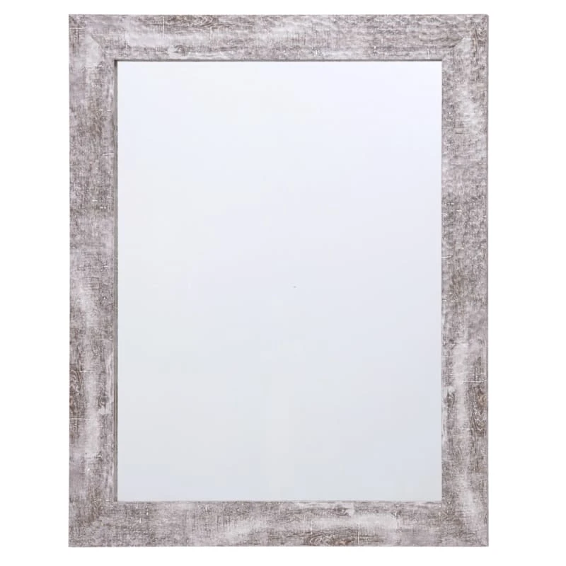 Hammered Silver Framed Wall Mirror, 22x28 3 Hammered Silver Framed Wall Mirror, 22x28