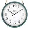 Hanging Green Wall Clock, 16"