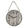 Hanging White Plank Clock, 16" -Athome Sales hanging white plank clock 16