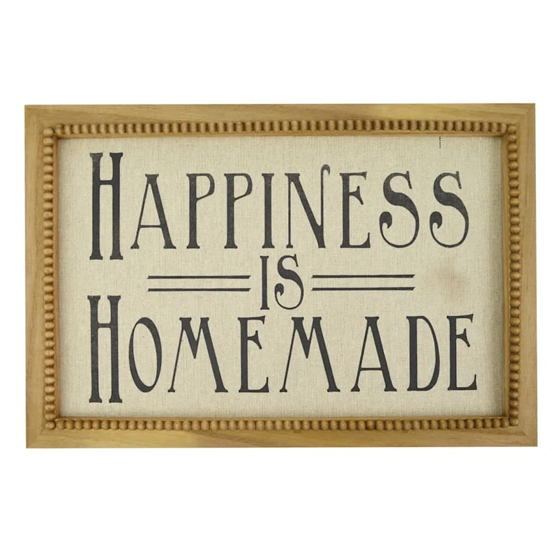 Happiness Is Homemade Wooden Wall Sign, 18x12 3 Happiness Is Homemade Wooden Wall Sign, 18x12