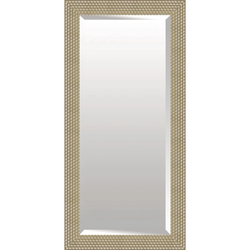 Hexagonal Champagne Floor Mirror, 32x66 3 Hexagonal Champagne Floor Mirror, 32x66