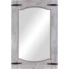 Hinged Detail Framed Wall Mirror, 24x36 1 Hinged Detail Framed Wall Mirror, 24x36 -Athome Sales hinged detail framed wall mirror 24x36 1