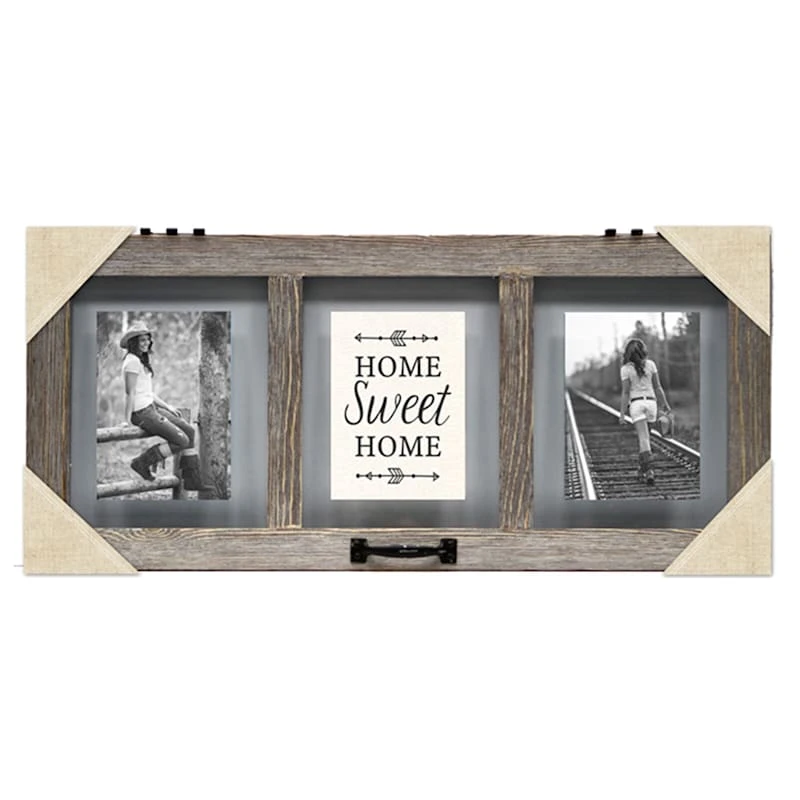 Home Sweet Home Grey Float Frame, 27.5x12.7 3 Home Sweet Home Grey Float Frame, 27.5x12.7