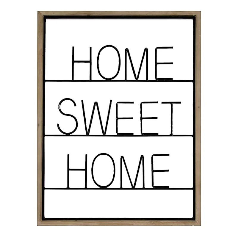Home Sweet Home Metal Wall Sign, 18x24 3 Home Sweet Home Metal Wall Sign, 18x24