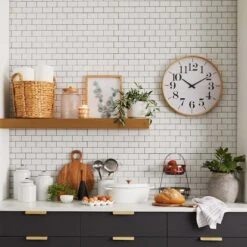 Honeybloom Artisanal Wall Clock, 20" 5 Honeybloom Artisanal Wall Clock, 20" -Athome Sales honeybloom artisanal wall clock 20 1