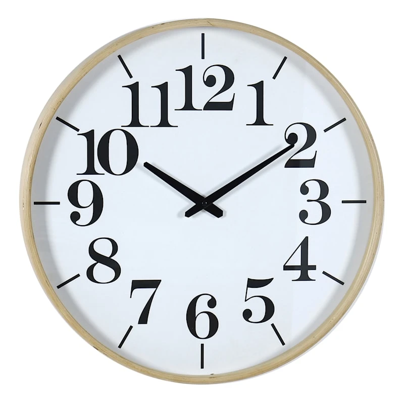 Honeybloom Artisanal Wall Clock, 20" 3 Honeybloom Artisanal Wall Clock, 20"