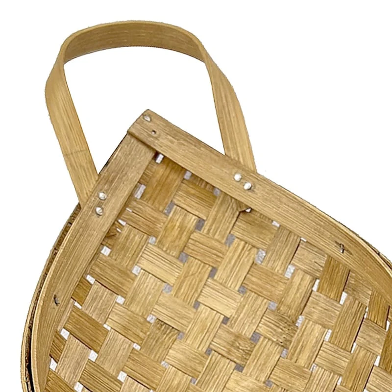 Honeybloom Bamboo Basket Wall Decor, 8x14 4 Honeybloom Bamboo Basket Wall Decor, 8x14 - Image 2