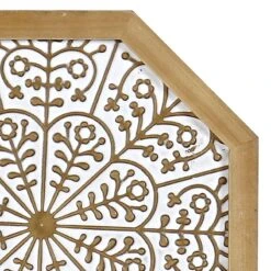 Honeybloom Brown Metal Medallion Wall Decor, 14" 5 Honeybloom Brown Metal Medallion Wall Decor, 14" -Athome Sales honeybloom brown metal medallion wall decor 14 1