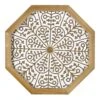 Honeybloom Brown Metal Medallion Wall Decor, 14" -Athome Sales honeybloom brown metal medallion wall decor 14