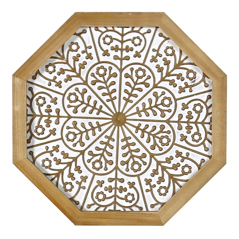 Honeybloom Brown Metal Medallion Wall Decor, 14" 3 Honeybloom Brown Metal Medallion Wall Decor, 14"