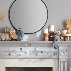 Honeybloom Hanging Round Wall Mirror, 30" 8 Honeybloom Hanging Round Wall Mirror, 30" -Athome Sales honeybloom hanging round wall mirror 30 2