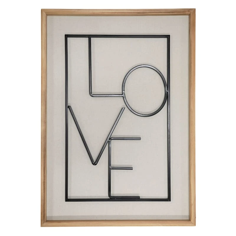 Honeybloom Love Wooden Wall Sign, 20x28 3 Honeybloom Love Wooden Wall Sign, 20x28