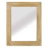Honeybloom Square Wood Wall Mirror, 28x36 -Athome Sales honeybloom square wood wall mirror 28x36 1