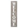 Honeybloom Welcome Wooden Wall Sign, 12x48 -Athome Sales honeybloom welcome wooden wall sign 12x48 1