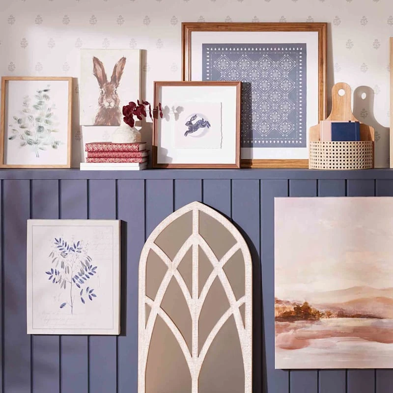 Honeybloom Windowpane Arch Wall Mirror, 20x36 4 Honeybloom Windowpane Arch Wall Mirror, 20x36 - Image 2