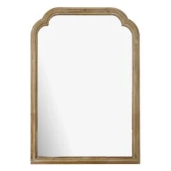 Honeybloom Wooden Framed Wall Mirror, 30x42