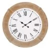 Honeybloom Wooden Wall Clock, 38"