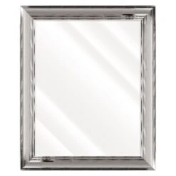 Iris Silver Framed Wall Mirror, 29x35