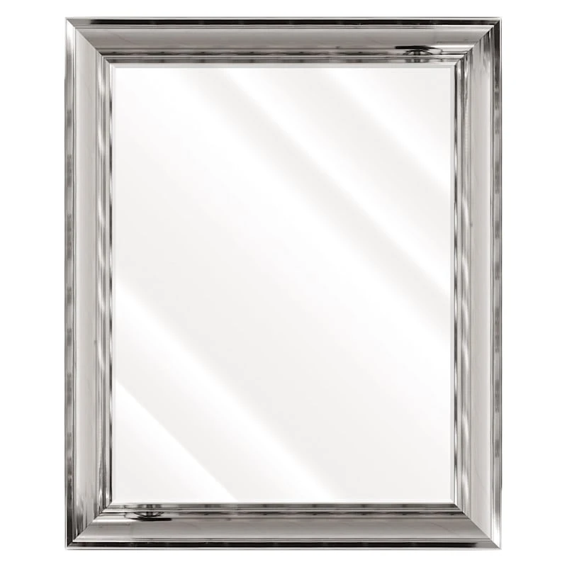 Iris Silver Framed Wall Mirror, 29x35 3 Iris Silver Framed Wall Mirror, 29x35