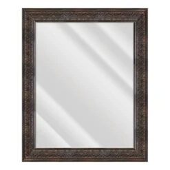 Isaac Bronze Framed Wall Mirror, 29x35