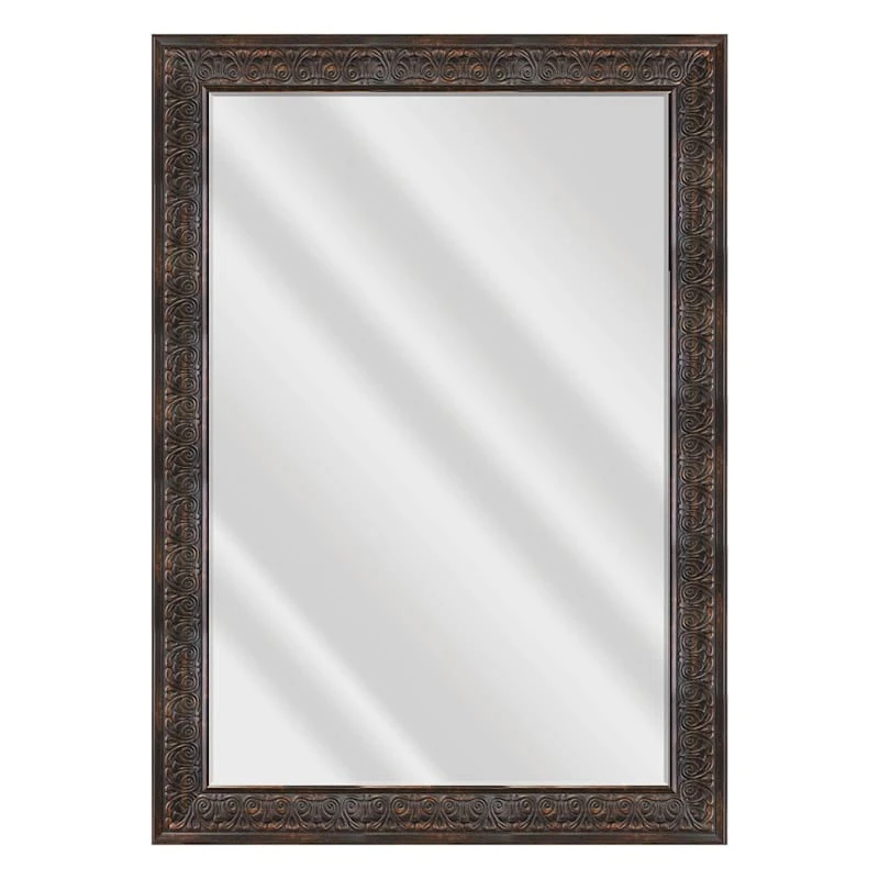 Isaac Bronze Framed Wall Mirror, 30x43 3 Isaac Bronze Framed Wall Mirror, 30x43
