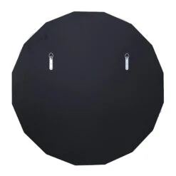 Laila Ali Blue Beveled Round Wall Mirror, 32" 11 Laila Ali Blue Beveled Round Wall Mirror, 32" -Athome Sales laila ali blue beveled round wall mirror 32 4