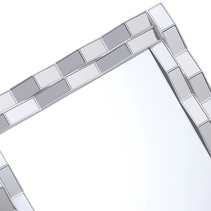 Laila Ali Ornate Silver Wall Mirror, 24x36 6 Laila Ali Ornate Silver Wall Mirror, 24x36 - Image 4