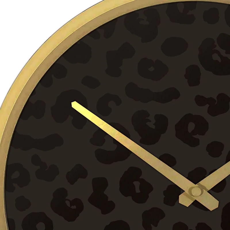 Leopard Wall Clock, 12" 4 Leopard Wall Clock, 12" - Image 2