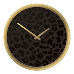 Leopard Wall Clock, 12"