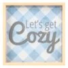 Let's Get Cozy Wall Sign, 12" -Athome Sales lets get cozy wall sign 12