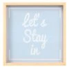 Lets Stay In Wall Sign, 12" 1 Lets Stay In Wall Sign, 12" -Athome Sales lets stay in wall sign 12