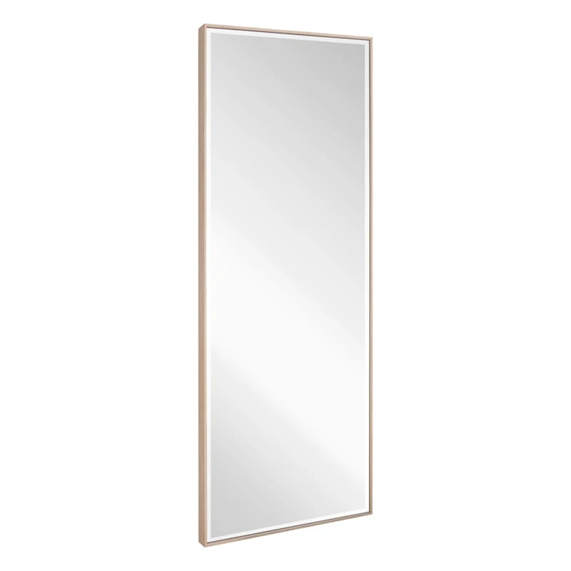 Light Natural Thin Framed Leaner Mirror, 24x58 4 Light Natural Thin Framed Leaner Mirror, 24x58 - Image 2