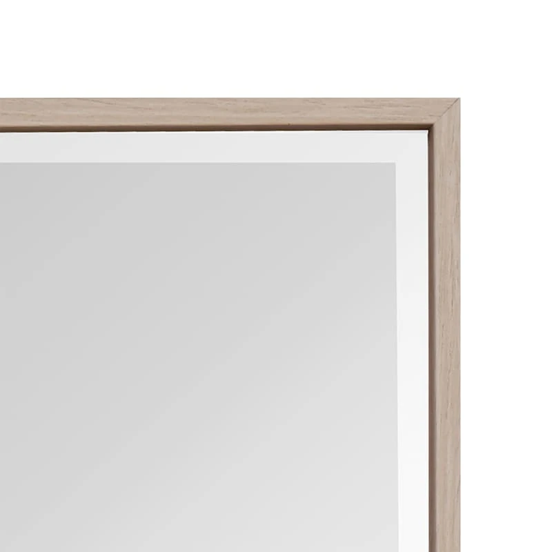 Light Natural Thin Framed Leaner Mirror, 24x58 5 Light Natural Thin Framed Leaner Mirror, 24x58 - Image 3