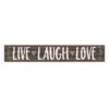 Live, Laugh, Love Textured Wood Wall Sign, 6x36 1 Live, Laugh, Love Textured Wood Wall Sign, 6x36 -Athome Sales live laugh love textured wood wall sign 6x36 1