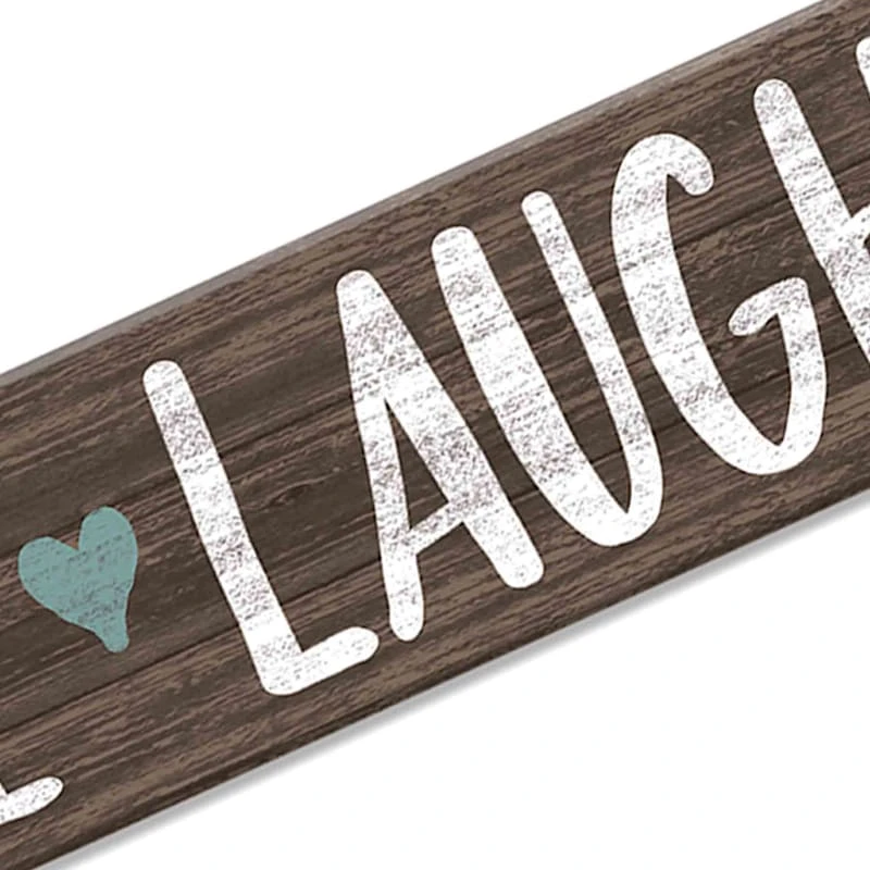 Live, Laugh, Love Textured Wood Wall Sign, 6x36 4 Live, Laugh, Love Textured Wood Wall Sign, 6x36 - Image 2
