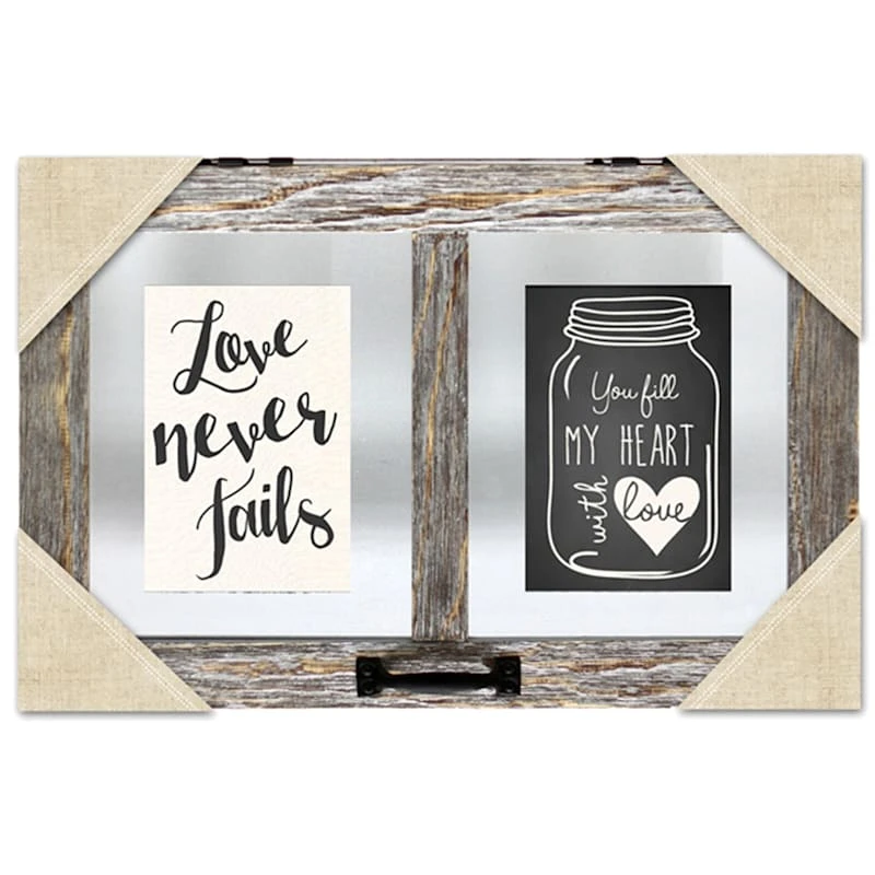 Love Never Fails Grey Float Frame, 19x12.5 3 Love Never Fails Grey Float Frame, 19x12.5
