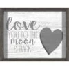 Love You To The Moon & Back Wall Sign, 11x14 -Athome Sales love you to the moon back wall sign 11x14 1