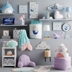 Mermaid Wall Clock, 12" 5 Mermaid Wall Clock, 12" -Athome Sales mermaid wall clock 12 1