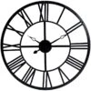 Metal Black Wall Clock, 28" 1 Metal Black Wall Clock, 28" -Athome Sales metal black wall clock 28