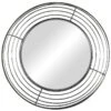 Metal Framed Round Wall Mirror, 36" 2 Metal Framed Round Wall Mirror, 36" -Athome Sales metal framed round wall mirror 36