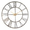 Metal Round Wall Gallery Clock, 45" -Athome Sales metal round wall gallery clock 45