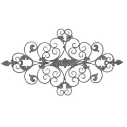 Metal Scrollwork Wall Decor, 36x20
