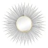 Metal Sunburst Wall Mirror, 28" 2 Metal Sunburst Wall Mirror, 28" -Athome Sales metal sunburst wall mirror 28